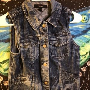 Navy kinda white blue vest ,with Buttons all the way down .Never worn!!